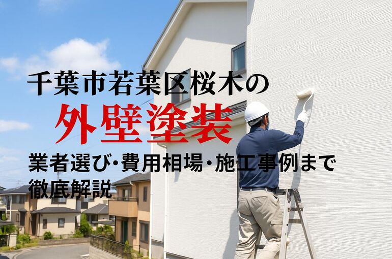 25 千葉市若葉区桜木 外壁塗装