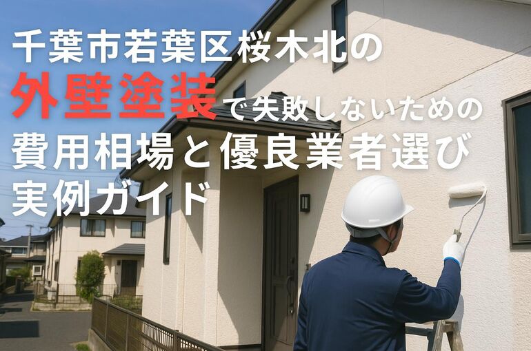 26 千葉市若葉区桜木北 外壁塗装
