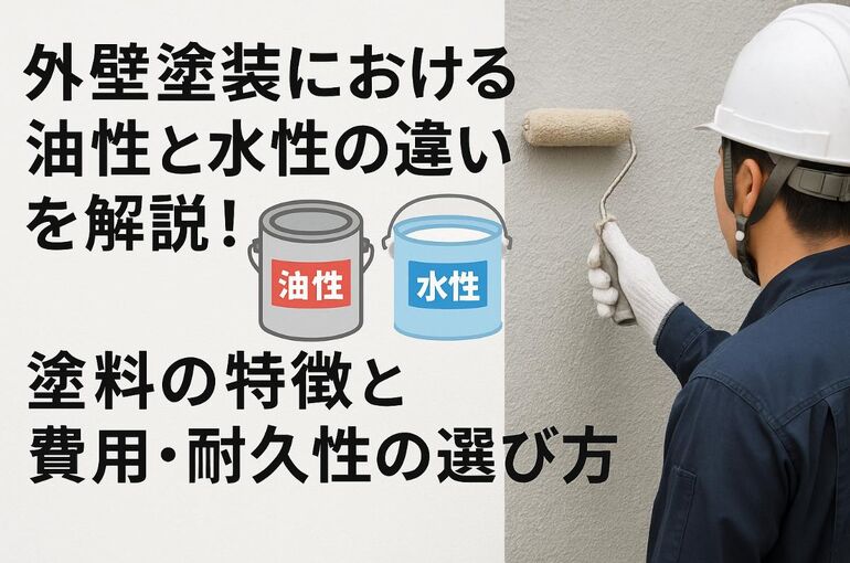 05 外壁塗装 油性と水性の違い