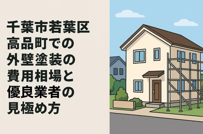 25千葉市若葉区高品町 外壁塗装