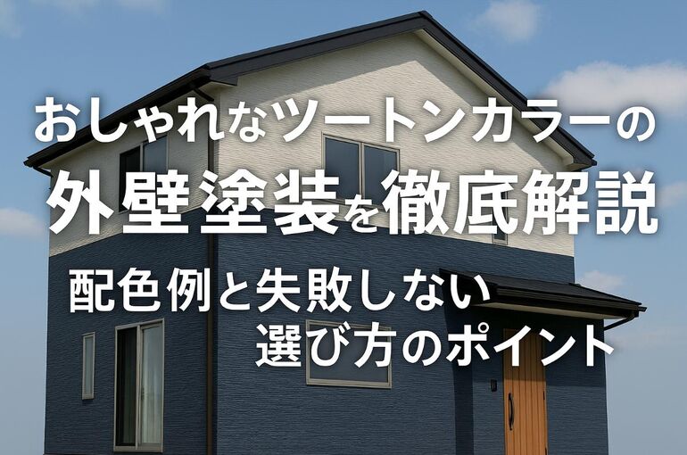 10 外壁塗装 ツートンカラー